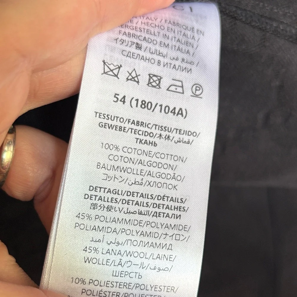 Gucci GG Logo Denim Jacquard jacket sz 54/XXL